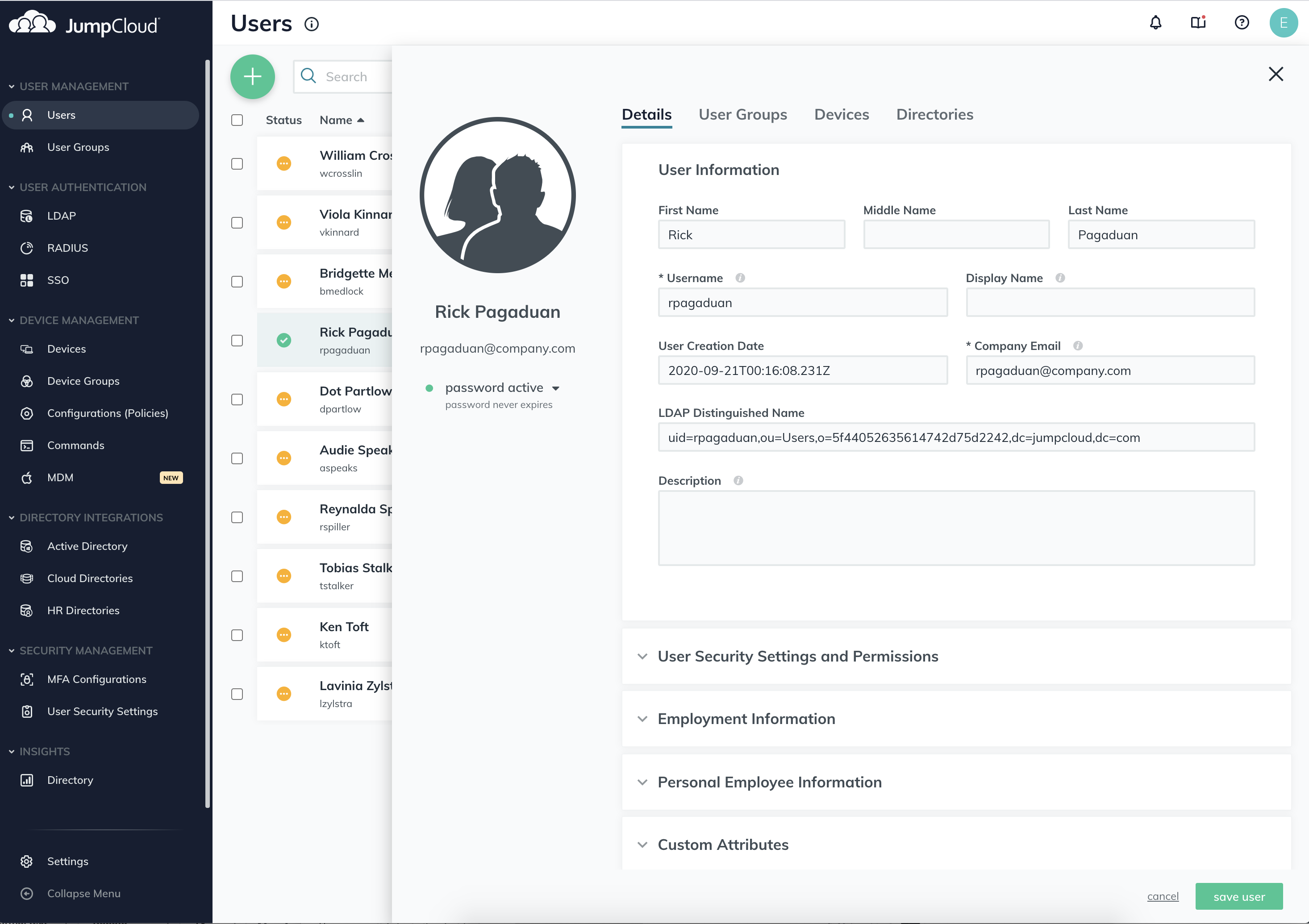 JumpCloud Directory Platform